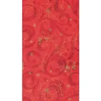 Home Fashion , MD Classical Christmas red, Mitteldecke 80 cm x 80 cm, gefaltet, 1 Stück pro Pack, 10 Pack pro Karton