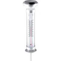 Grundig Solarzellenlampe mit Thermometer
