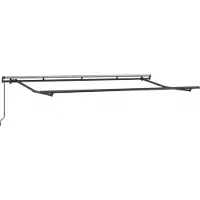 vidaXL Ausziehbare Markise Anthrazit 400 x 200 cm