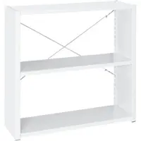 MANORGA Stahlregalsystem »Epsilon« Grundregal 3 Stahlblechböden 125 x 38,8 cm weiß