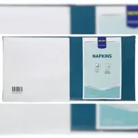 Metro Professional Zelltuch-Servietten, 40 x 40 cm, 1/4 Falz, 2-lagig, weiß, 5 x 250 Stück