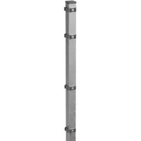 MR-Zaun Eckpfosten feuerverzinkt zum Einbetonieren, Klemmhalter, 1.030 mm