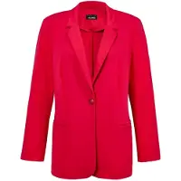 Goldner Jackenblazer "Damenblazer mit Reverskragen und Paspeltaschen" mit formgebenden Teilungsnähte