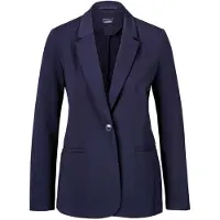 Goldner Jackenblazer "Damenblazer mit Reverskragen und Paspeltaschen" mit formgebenden Teilungsnähte