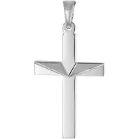Trendor 21554 Kreuz-Anhänger für Männer 925 Silber 27x16 mm