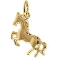Trendor 21558 Schmuck-Anhänger Pferd Gold 333 / 8K