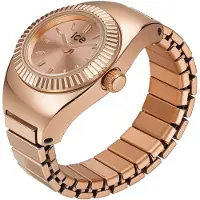 Ice Watch ICE-WATCH – Chouchou Roségold – Roségoldene Damenuhr mit Ring und ausziehbarem E