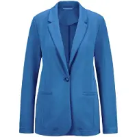 Goldner Jackenblazer "Damenblazer mit Reverskragen und Paspeltaschen" mit formgebenden Teilungsnähte