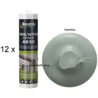 Bostik 12 x A630 Foil N Fix Innen blassblau 1K Dispersionsklebstoff 315g Kartusche