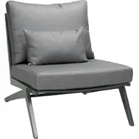 Stern Jackie Loungesessel Aluminium
