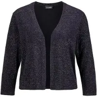 Goldner Strickjacke "Kurzgröße Wunderbar leichter Strick-Bolero" perfekte Länge um ein Kleid darunter zu tragen