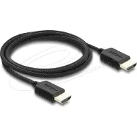 DeLOCK Koaxiales High Speed HDMI Kabel 8K 60 Hz 48 Gbps mit Geflechtmantel 2m