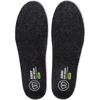 Sidas 3feet Eco Warm Mid, Einlegesohle, schwarz/rot