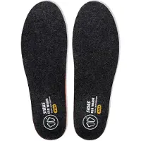 Sidas 3feet Eco Warm High, Einlegesohle, schwarz/rot
