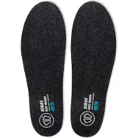 Sidas 3feet Eco Warm Low, Einlegesohle, schwarz/rot