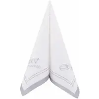 APARTina Airlaid Serviette Just Married in Silber, 40 x 40 cm, 50 Stück -