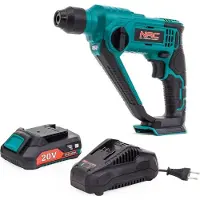 Nac Akku-Bohrhammer 20V 2,0Ah SDS Plus 1,1J Schlagenergie 900 U/min