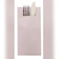 Mank Airlaid Besteckservietten Altrosa, 40 x 40 cm, 75 Stück -