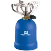 Voordeeldrogisterij Gasherd mit 4 Stützen 1200 Watt Blau