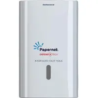 Papernet Einzelblatt & Kleinrollen Spender 265x135x165, ANTIBAC