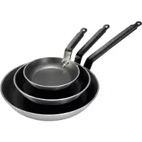 De Buyer - Runde Pfanne mit Antihaftbeschichtung Choc aus Aluminium – Durchmesse