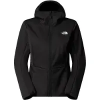 The North Face - Schnitt / Passform Jacke winddicht / Windjacke - W Quest Highloft Soft Shell Jacket TNF Black Heather für Damen aus Softshell - Größe