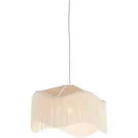 Light & Living - Hängeleuchte Tiffany - Weiß - Ø40x26cm Hängelampe - Esstischlampe - Wohnzimmerlampe - Schlafzimmerlampe - Wohnzimmer