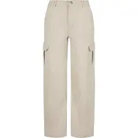 Urban Classics Ladies High Waist Straight Cargo Pants Softseagrass Größe: 31 | Cargohosen Outlet | Damen