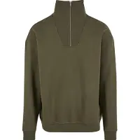 Urban Classics Cut&sew Halbreißverschluss-sweatshirt