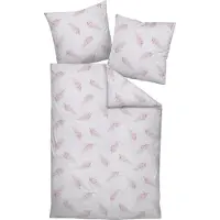 Janine Design Seersucker-Bettwäsche-Garnitur 20163 TANGO Farbe rot rosa Größe 135x200+80x80