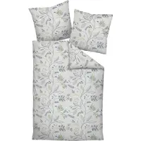Janine Design Seersucker-Bettwäsche-Garnitur 20161 TANGO Farbe grün Größe 135x200+80x80