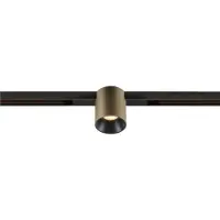 SLV 1008952 FIX-IT!, 48V, DALI, rund, Standard track, Spot, 3000K, 6.6 W, 36°, bronze / schwarz