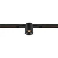 SLV 1008950 FIX-IT!, 48V, DALI, rund, Standard track, Spot, 3000K, 6.6 W, 36°, schwarz / schwarz