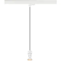 SLV 3-Phasen Schienensystem Pendelleuchte Puri 2.0 Basic in Weiß 6W GU10