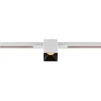 SLV 1008969 FIX-IT!, 48V, DALI, eckig, Standard track, Spot, 2700K, 6.6 W, 36°, weiss / schwarz