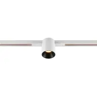 SLV 1008953 FIX-IT!, 48V, DALI, rund, Standard track, Spot, 2000-3000K, 7.4 W, 36°, weiss / schwarz