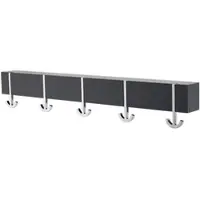 Pieperconcept Wandgarderobe ANCORA CINQUE Buche anthrazit lackiert