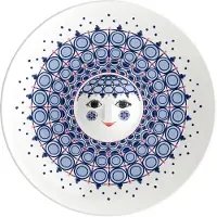 Bjørn Wiinblad - Olga Platte - Blau - Ø33 cm
