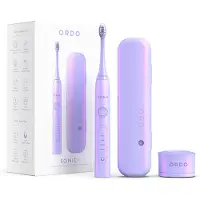 Ordo Elektrische Zahnbürste Sonic Plus + Reiseetui Aufladbar Pearl Violet