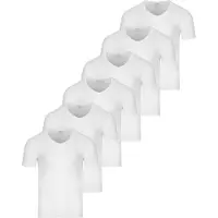 Ragman Unterhemd / Shirt Kurzarm Basic in Weiß | Gr.: S