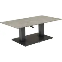 LC Garden Como Lifttisch Grau/Anthrazit