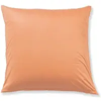 Doris Meyer Uni Interlock Jersey Bettwäsche Kissenbezug einzeln 40x40 cm | terra - orange