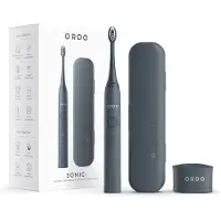 Ordo Elektrische Zahnbürste Sonic Plus + Reisetui Aufladbar Charcoal Grey