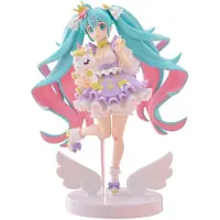 Furyu Hatsune Miku Yumekawa Princess Lavender Version Tenitol Pvc 21 Cm Figur One Size