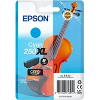 Epson 250XL Violin Claria Photo HD, Hohe (XL-) Ausbeute, Cyan, 8,9 ml, 1 Stück(e), Einzelpackung