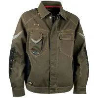 Cofra Arbeitsjacke STONE WASH mit vielen Taschen und...