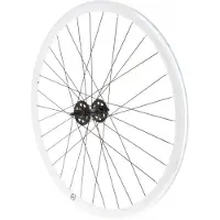 Rodi Fixie-Vorderrad weiße Felge schwarze Nabe