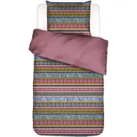 Essenza Flanell-Bettwäsche-Garnitur Lita Farbe Mauve Größe 135x200+80x80