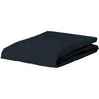 Essenza Topper Spannbettlaken The Perfect Organic Jersey Nightblue (Baumwolle)-Lits-Jumeaux XL (180/200 x 200/210/220 cm)