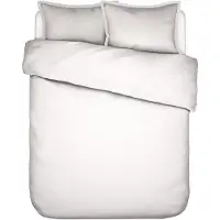 Essenza Aziza Weiß Bettwäsche 2p set 200x220+2-80x80
